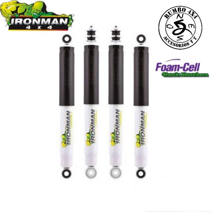 KIT 4 AMORTIGUADORES IRONMAN GR Y60/61 FOAM CELL