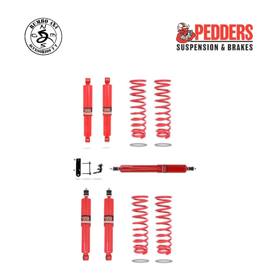 KIT PEDDERS 5 CMS. REFORZADO SUZUKI JIMNY