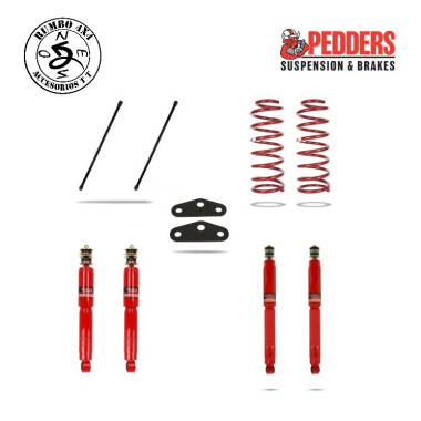 KIT PEDDERS REFORZADO TOYOTA HDJ100 +55mm. FOAM CELL