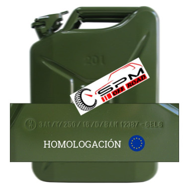 BIDON JERRY CAN  20 LITROS HOMOLOGADO
