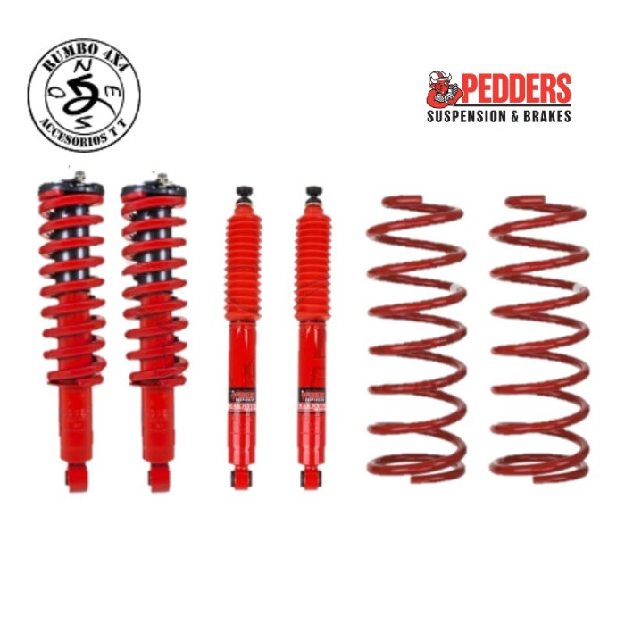 KIT PEDDERS TOYOTA J150 +40mm. FOAM CELL CARGA 5 PUERTAS