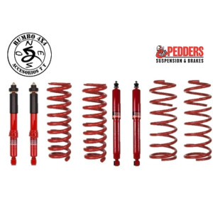 KIT PEDDERS TOYOTA J9 3 PUERTAS + 4 / 4,5 CMS..