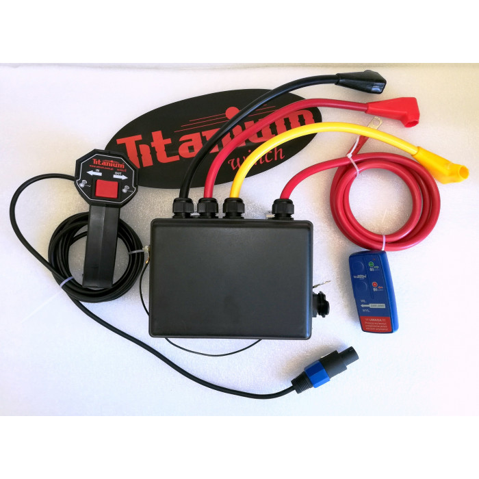 CAJA RELE 12 VOLTIOS INCLUYE MANDO CABLE + INALAMBRICO