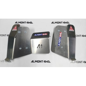 PROTECTOR AMORTIGUADOR+BLOQUEO DIF. ALMONT4WD HDJ80