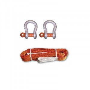 PACK ESLINGA ARRASTRE 7.000 KG 5 MTS Ó 14000 KG 9 MTS + 2 GRILLETES 4,75T