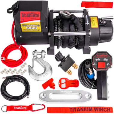 WINCH, TITANIUM, CABESTRANTE, SUZUKI, 4X4